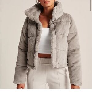 abercrombie fur puffer